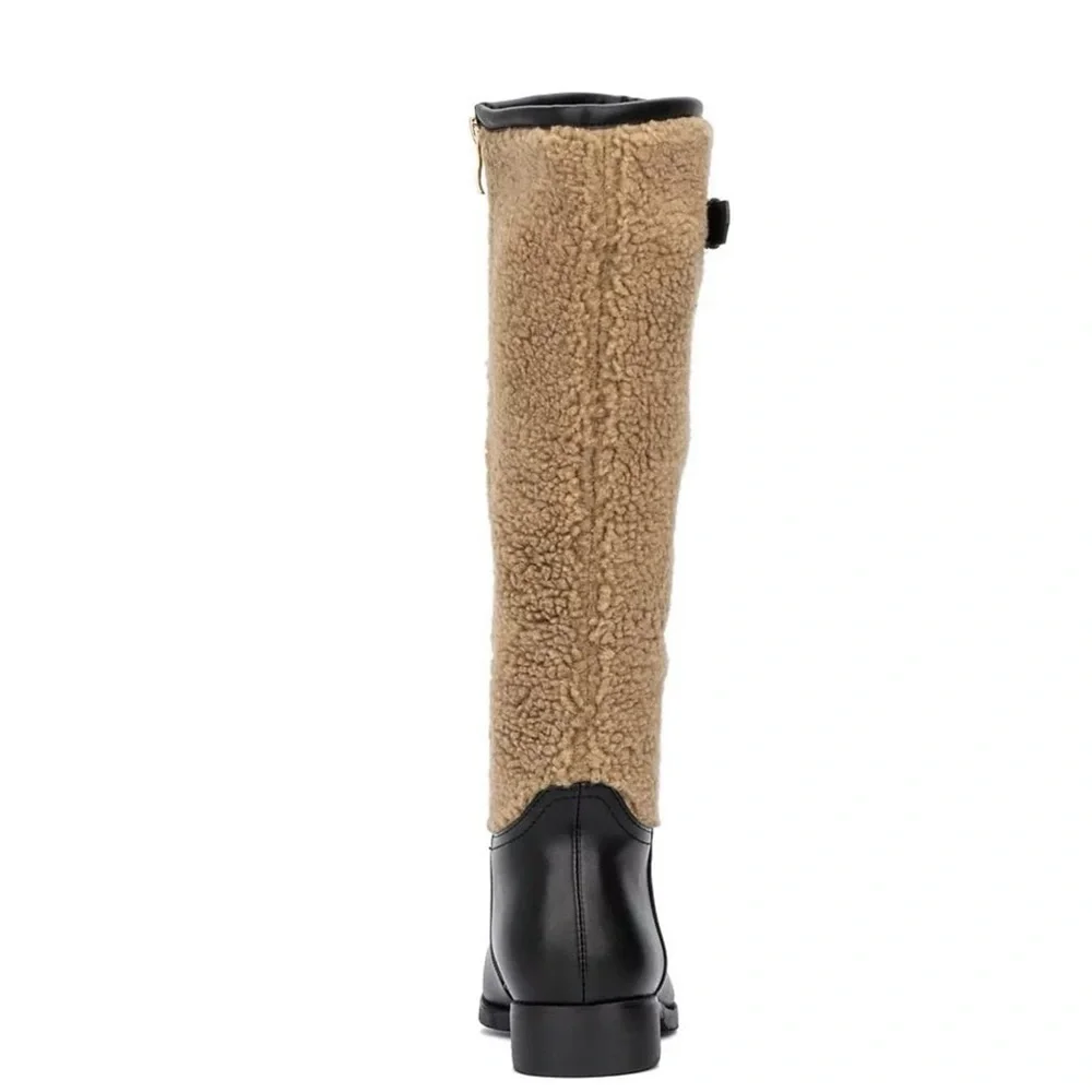 Torgeis Black and Tan Women's Boots